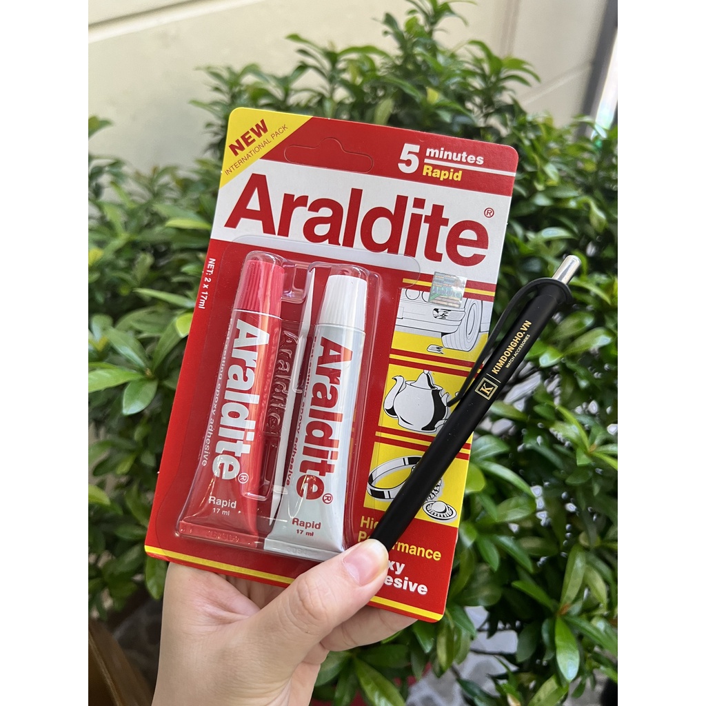 Keo Dán Chống Nước Đồng Hồ Araldite, Dán Kính, Keo AB CHÍNH HÃNG