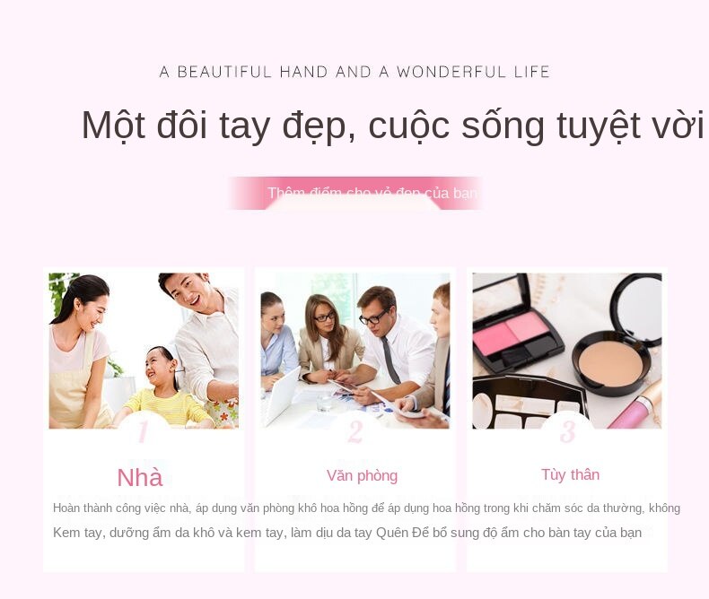 (Hàng Mới Về) Kem Dưỡng Ẩm Da Tay Phục Hồi Da Thô Ráp