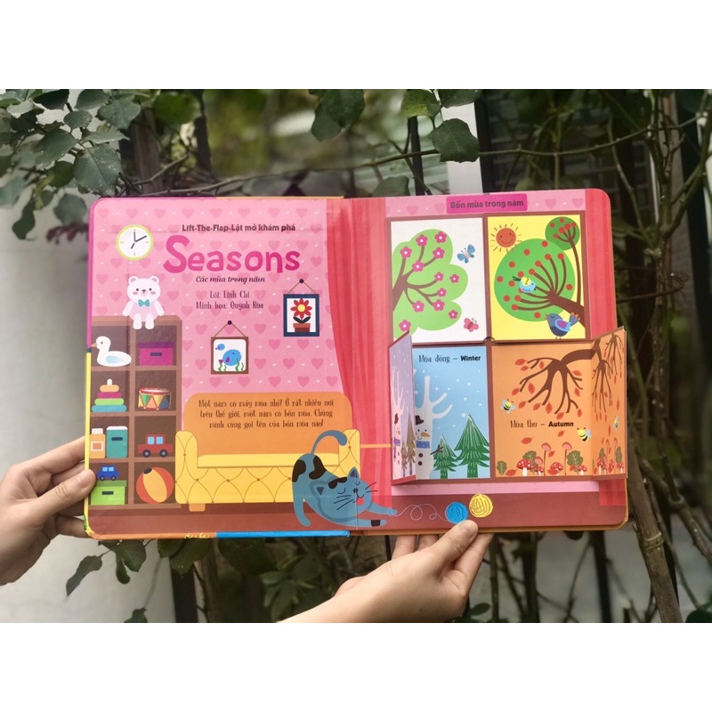 sách-lift -the -flap-lật mở khám phá -seasons -các mùa trong năm