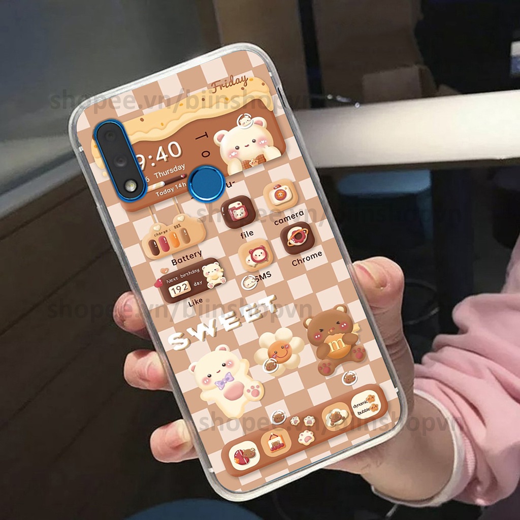 Ốp Vsmart Star 3 / Star 4 / Star3 / Star4 in hình gấu chocolate kẹo ngọt siêu đẹp siêu xinh