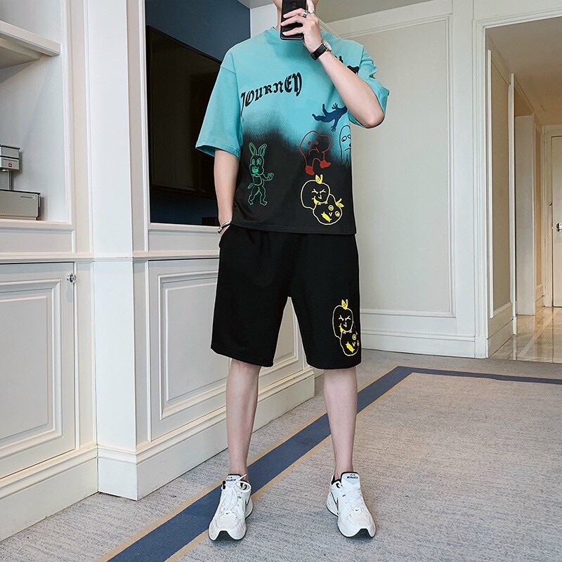 Bộ Thể Thao Nam Loang Phối Màu BELIEVE KSS232