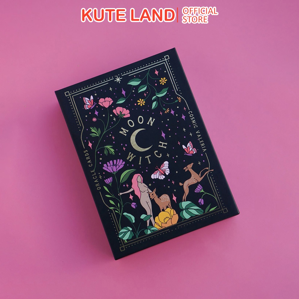 Bộ Bài Moon Witch Oracle Tặng Đá Thanh Tẩy SB87