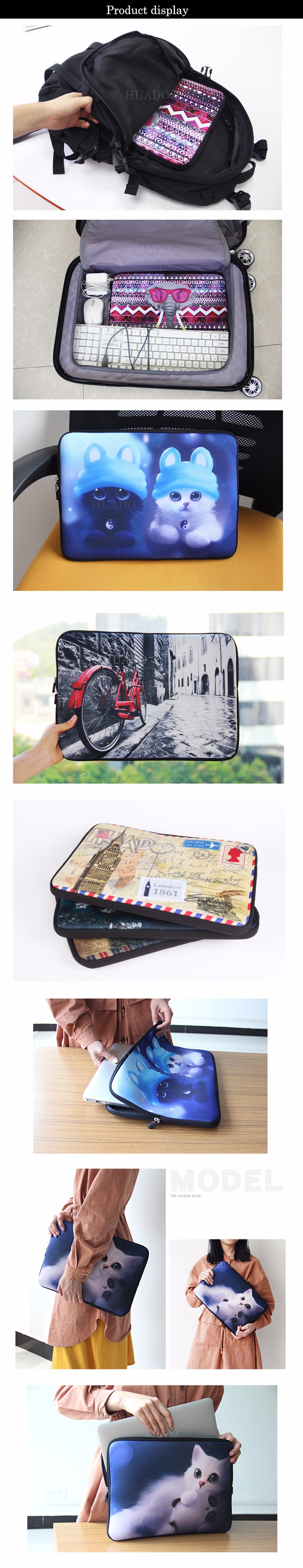 Túi Đựng Laptop Hudo 7 10.1 12 13 13.3 14 15 15.4 15.6 17 17.3 Inch Đáng Yêu Cho Asus / Hp / Acer / Lenovo / Mi**-&---* | BigBuy360 - bigbuy360.vn