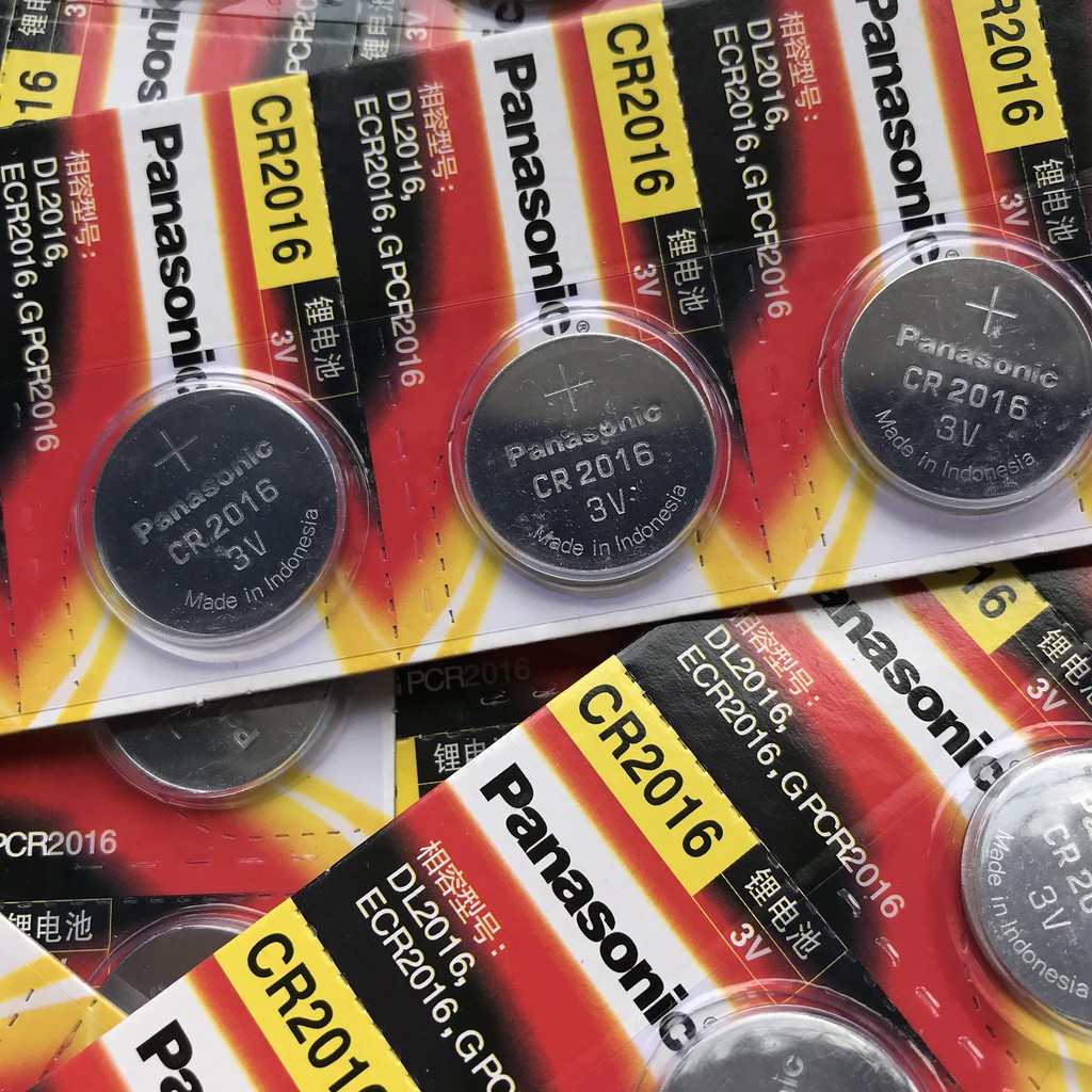 Pin PANASONIC CR2016 / CR2025 / CR2032 Tự Thay Cho Chìa Khóa Xe Hơi, Xe Máy, Cửa Cuốn, Đồng Hồ