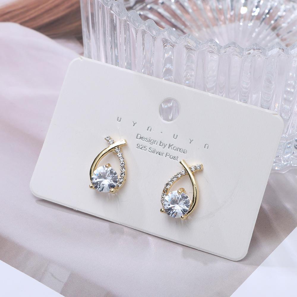 Bông Tai Mạ Vàng 18k Hình Đuôi Cá Độc Đáo Thời Trang Cho Nữ|Dây Chuyền Mạ Vàng