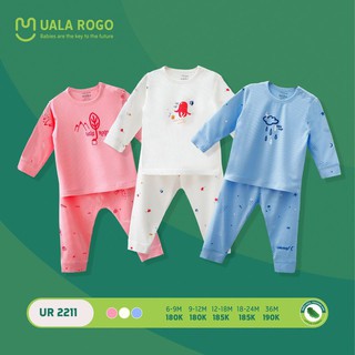 [Uala Rogo] Bộ quần áo cài vai dài Uala Lotus uala rogo 2020