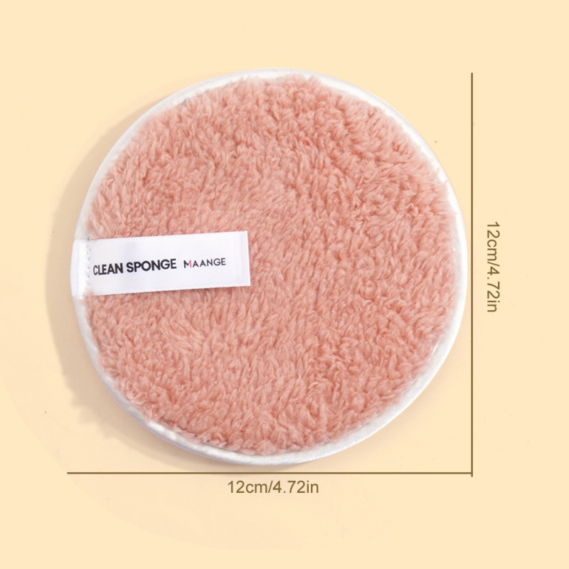 Set 3 / 5 Bông Tẩy Trang Có Thể Tái Sử Dụng Chất Liệu Cotton Mềm Mịn