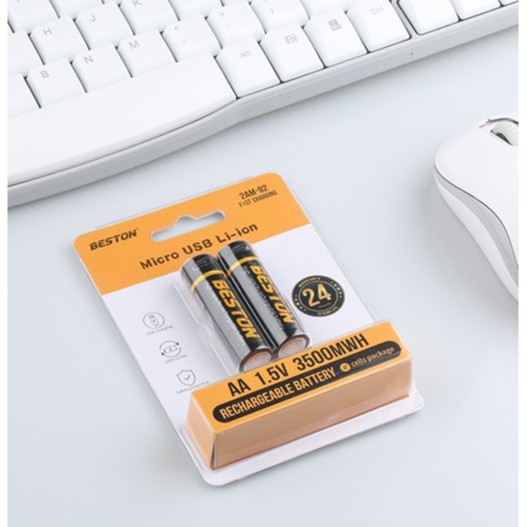 Pin sạc Beston sạc trực tiếp cổng kết nối USB ( Pin 1.2V - Pin 3.7V )