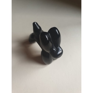 Đá obsidian cute dog e cún dễ thương độc đáo 48 gram