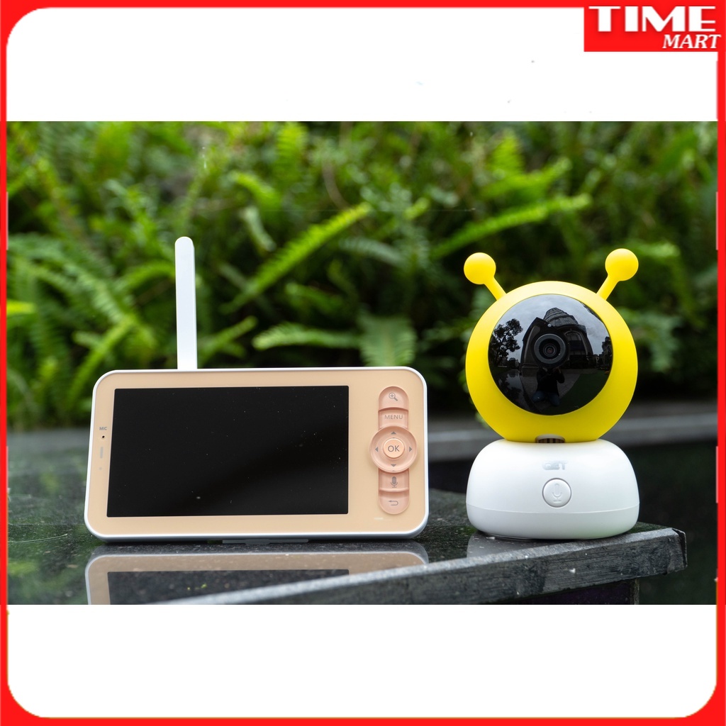 Camera ip baby monitor QCT 1080p kèm 1 màn hình kết nối [TIME_MART siêu thị tiện ích gia đình]