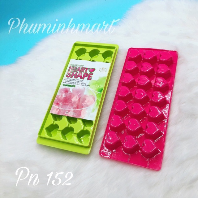 Khay làm đá hình tim PN 152