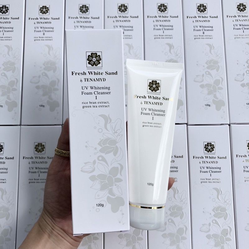 Sữa rửa mặt trắng da số 1 UV Whitening Foam Cleanser I da nhờn da hỗn hợp 120g