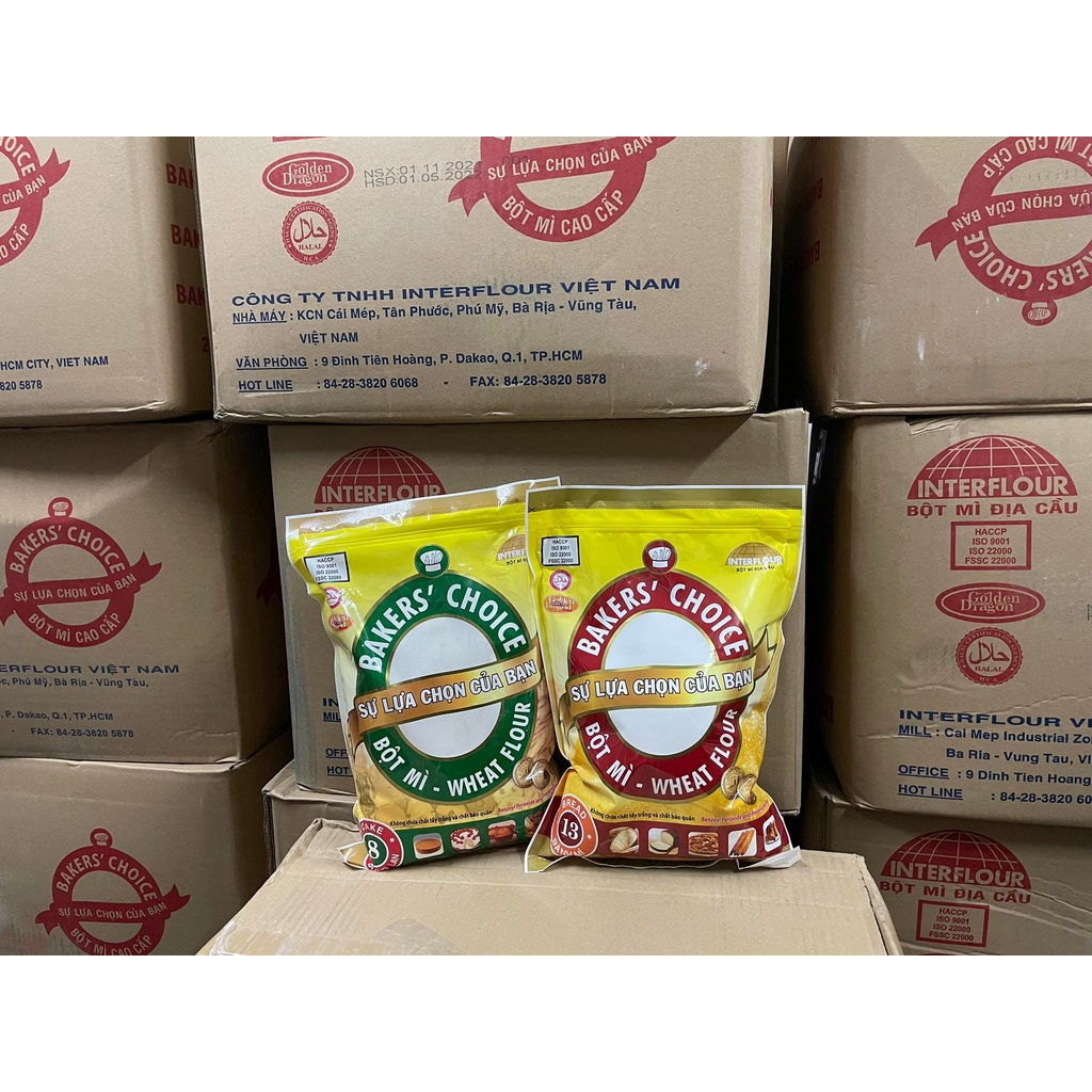 Bột mì số 8 Baker Choice chuyên dụng làm bánh gato tiện dụng