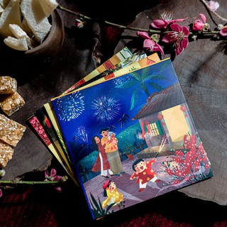 Combo 3 loại phong bao lì xì Trendy - Đoàn Viên - Cổ Truyền [Tấm Quà Quê - Lì xì Tết 2022]