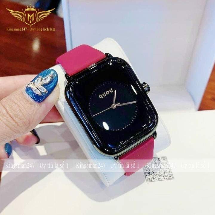 Đồng hồ nữ chính hãng Guou đẹp giá rẻ, mặt nhỏ sang trọng, phong cách hiện đại [Tặng bông tai] | BigBuy360 - bigbuy360.vn