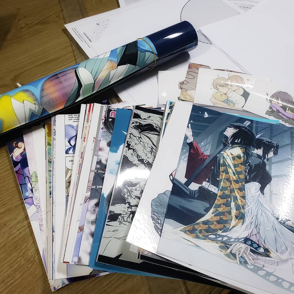 Poster tranh treo tường anime Kimetsu no Yaiba Thanh gươm diệt quỷ - Poster in hình animesky