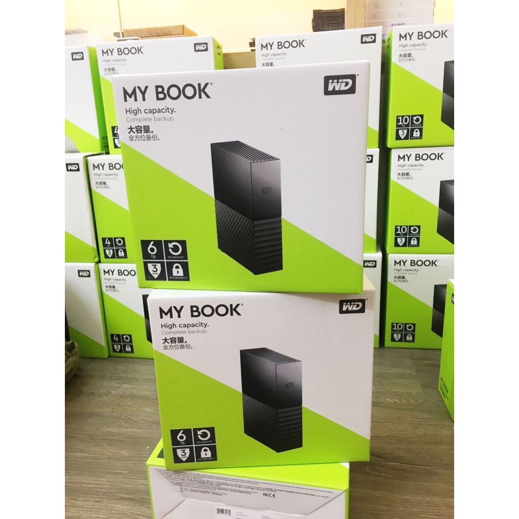 Ổ cứng di động W.D Mybook 10TB 8TB 6TB 4TB Có nguồn rời Chính hãng bảo hành 3 năm