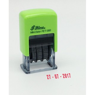 DẤU NGÀY THÁNG NĂM TỰ ĐỘNG ĐÓNG LÊN GIẤY THƯỜNG - Khắc Dâu Chất Lượng Cao Thương Hiệu Shiny