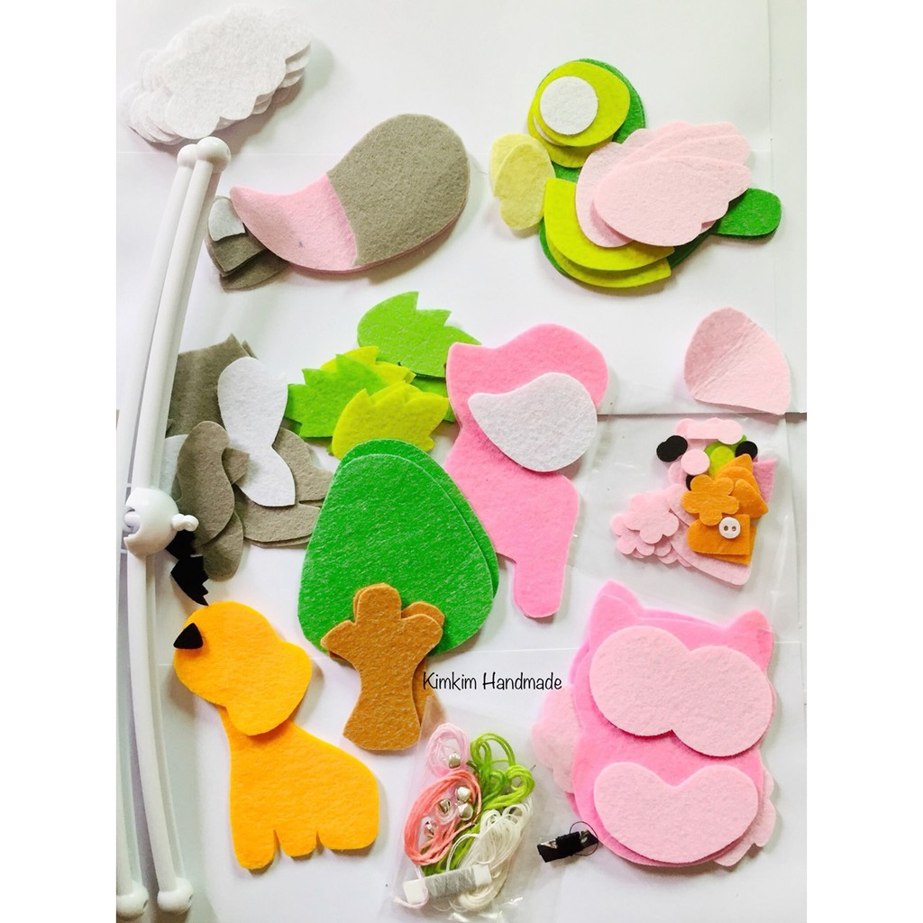 Bộ kit  làm treo nôi mẫu thú rừng 03