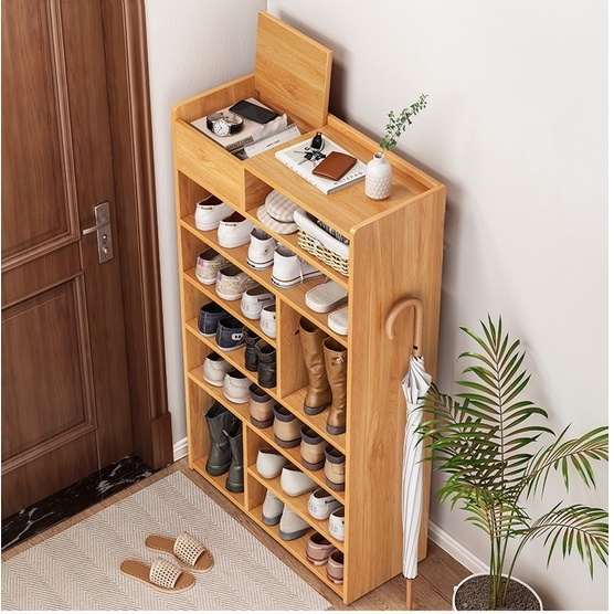 Kệ giày nhiều ngăn, tủ giày đa năng thông minh có hộp tủ đựng đồ IGA - GP159