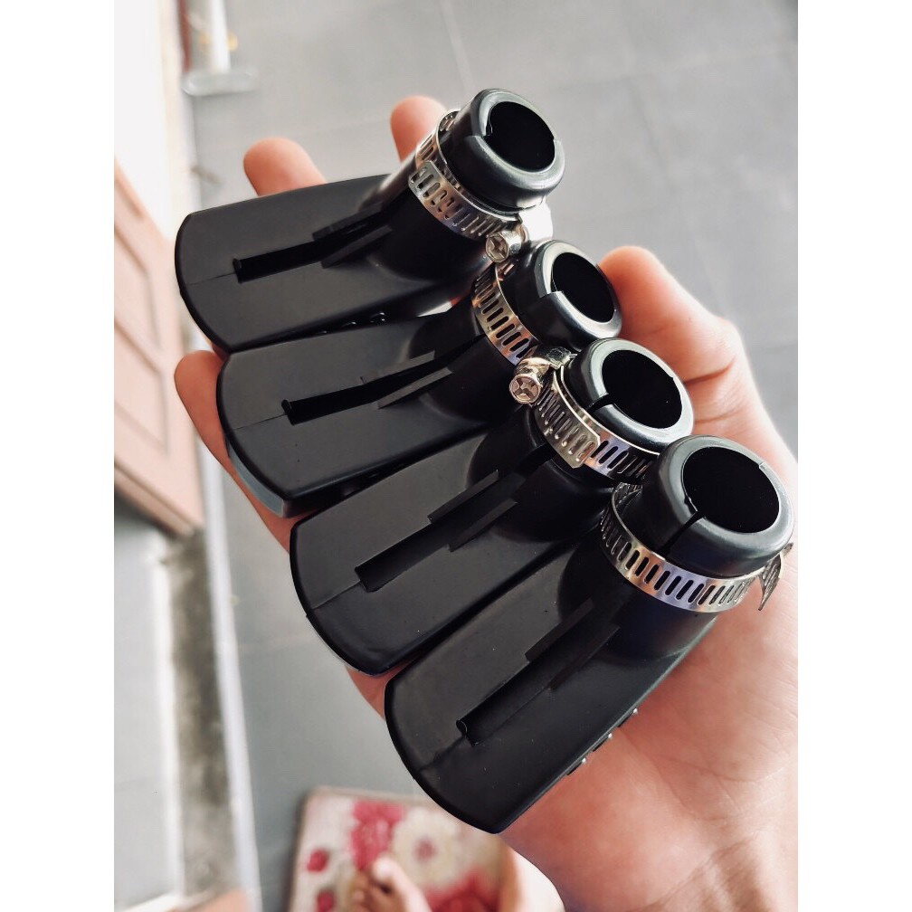 BỌC CHÂN CHỐNG XE MÁY KÈM NẸP KIM LOẠI - Hồ Tiên Biker