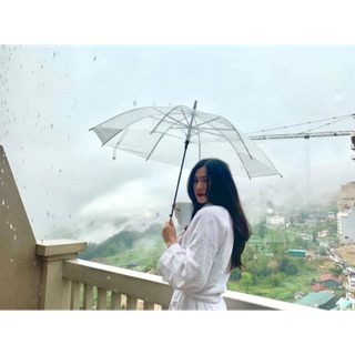 Dù đi mưa trong suốt kiểu nhật