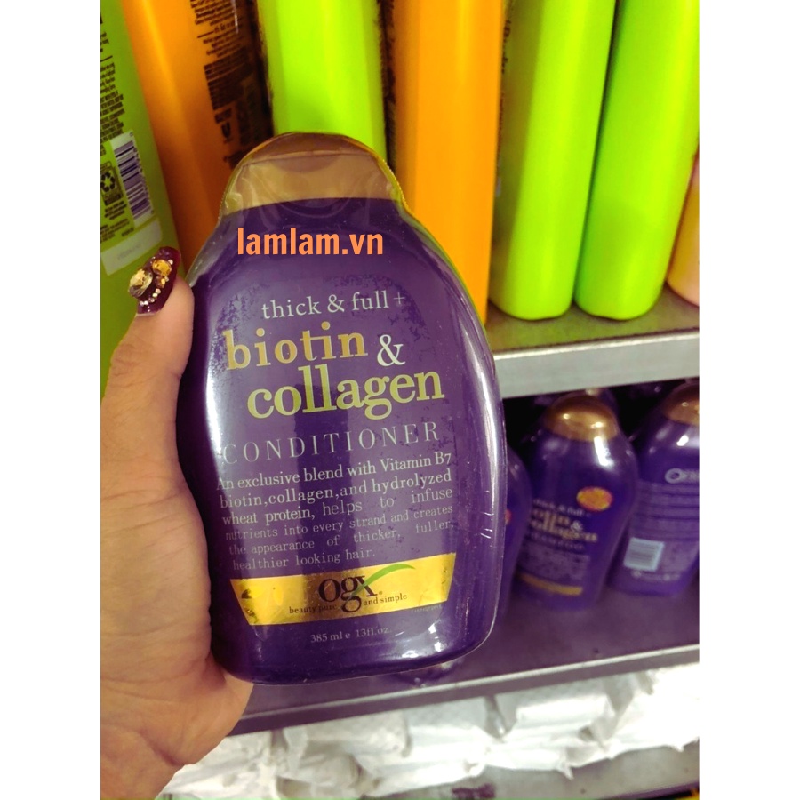 Dầu Xả Biotin Collagen 385ml