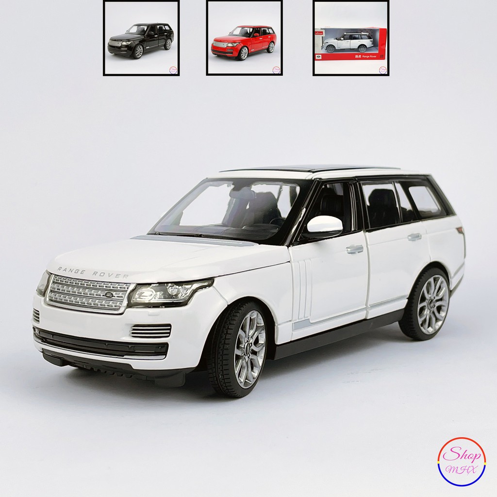 Xe mô hình sắt Range Rover SVAutobiography TẶNG KÈM BIỂN SỐ tỉ lệ 1:24 hãng Rastar