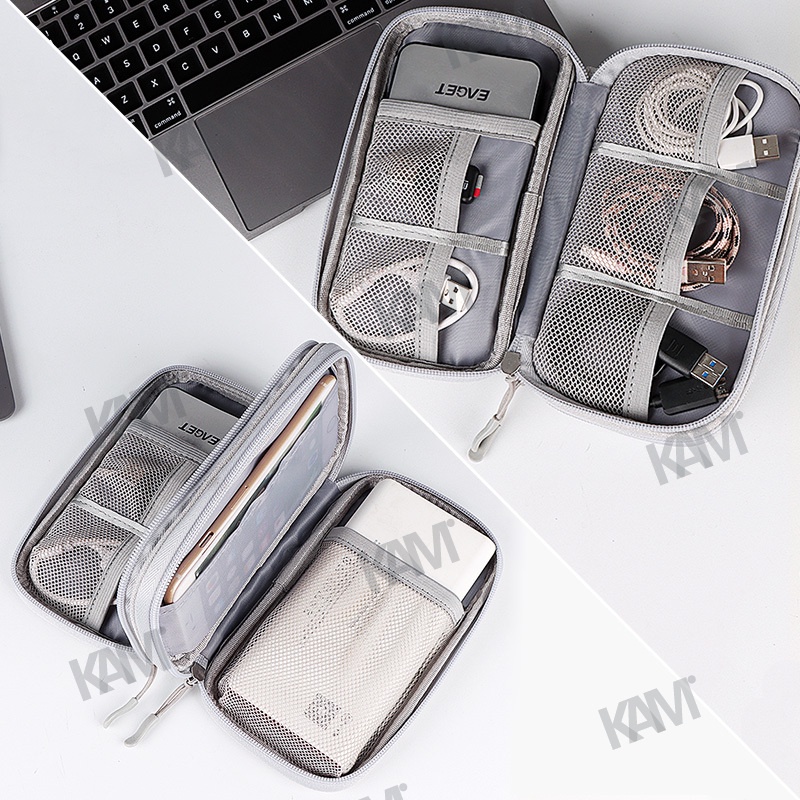 Túi Đựng Dây Cáp / Sạc Dự Phòng Chống Thấm Nước Tiện Dụng Khi Đi Du Lịch Ốp