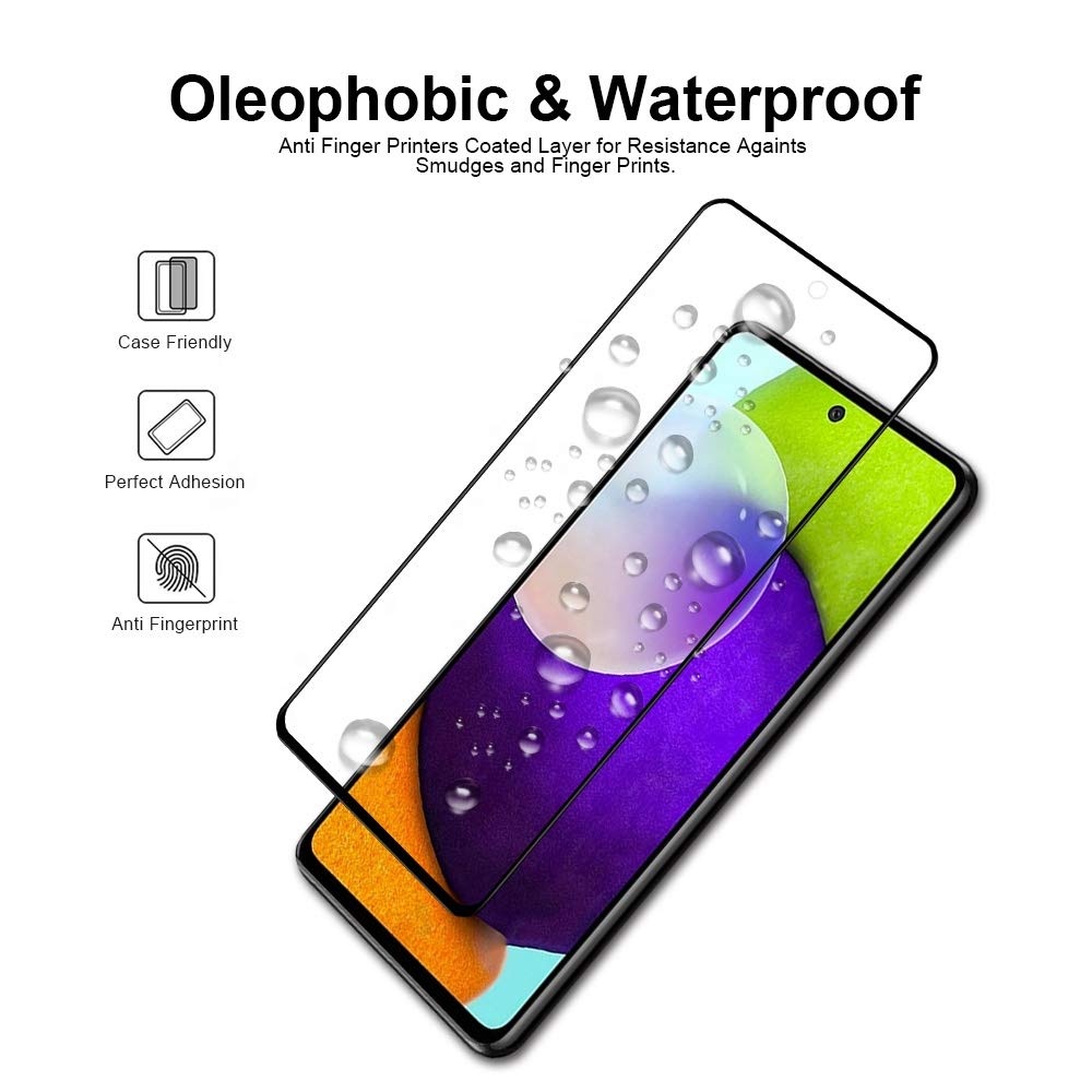 Miếng dán kính cường lực full màn hình cho Sansung Galaxy A53 5G hiệu HOTCASE 111D (siêu mỏng chỉ 0.3mm)