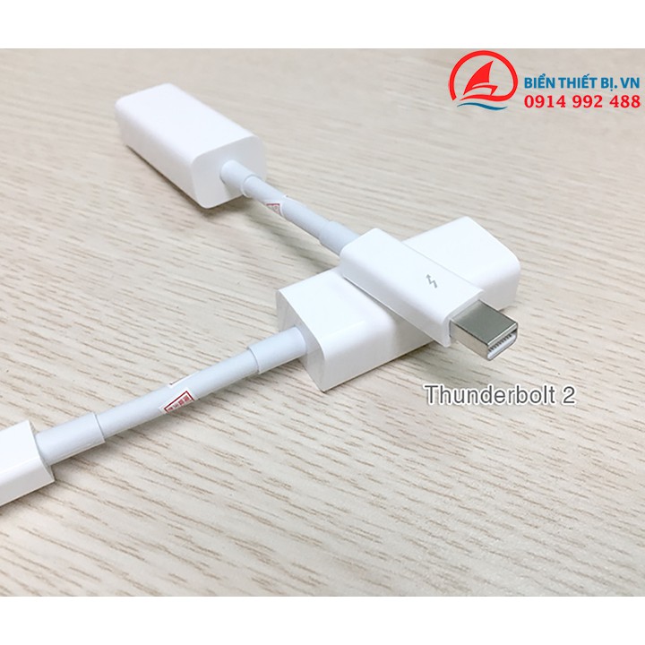 Cáp Thunderbolt to Firewire 800 - D464. Chuyển đổi cổng Thunderbolt trên Macbook ra cổng Firewire 800 (1394B - 9pin)