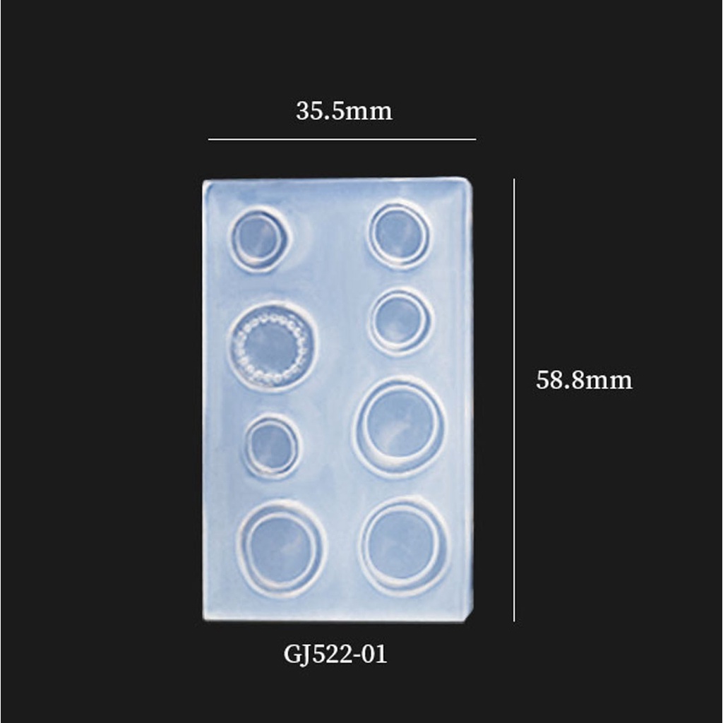 Khuôn Silicone Tự Trang Trí Móng Tay Kiểu Retro