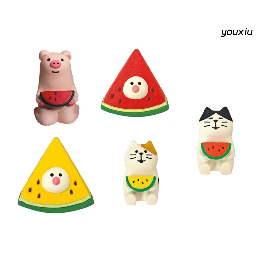 Mô Hình Đồ Chơi Hình Quả Dưa Hấu Mini Dùng Để Trang Trí Bánh Sinh Nhật