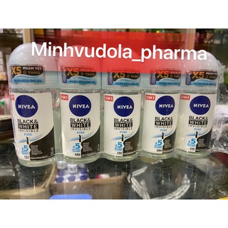 Lăn Khử Mùi Nivea Men Invisible For Black & White 25ml