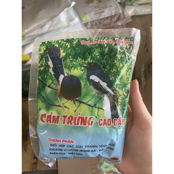 Cám trứng cao cấp choè lửa, choè than 150gram