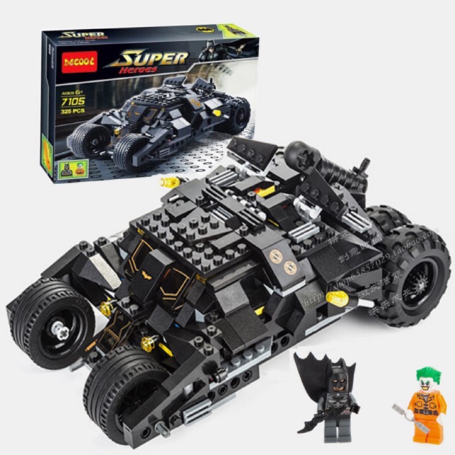 Lắp Ráp xếp hình Lego 7105 : Siêu Xe Tumber Của Người Dơi Batman (ảnh thật)