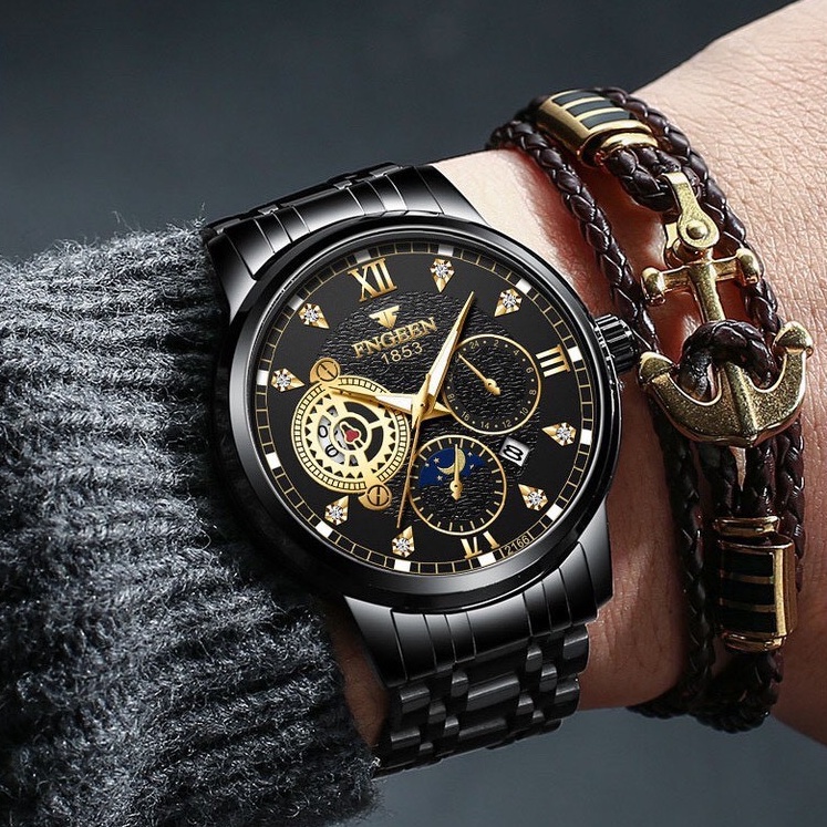 Đồng Hồ Thạch Anh FNGEEN F7 Sang Trọng Cho Nam