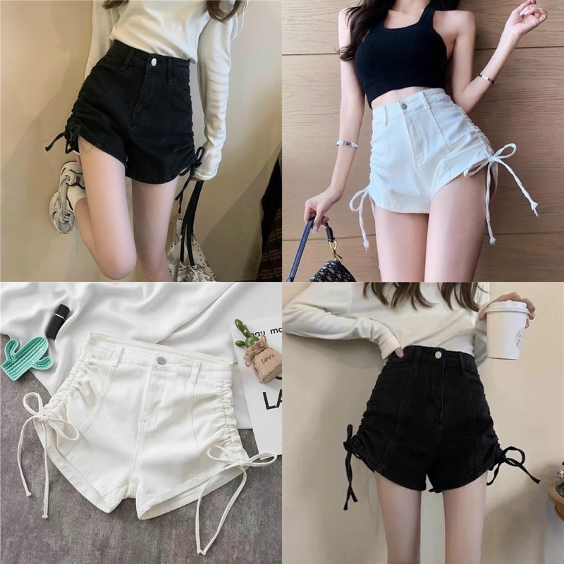 Quần Short Kaki Rút Dây Cá Tính