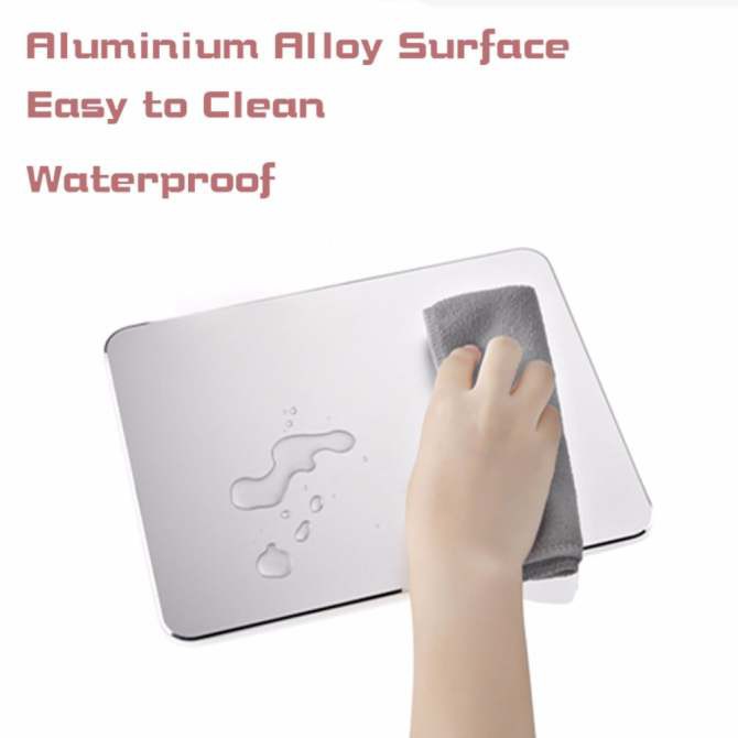 Miếng lót chuột Mi-pad bằng nhôm nguyên khối (Mouse Pad Aluminium)