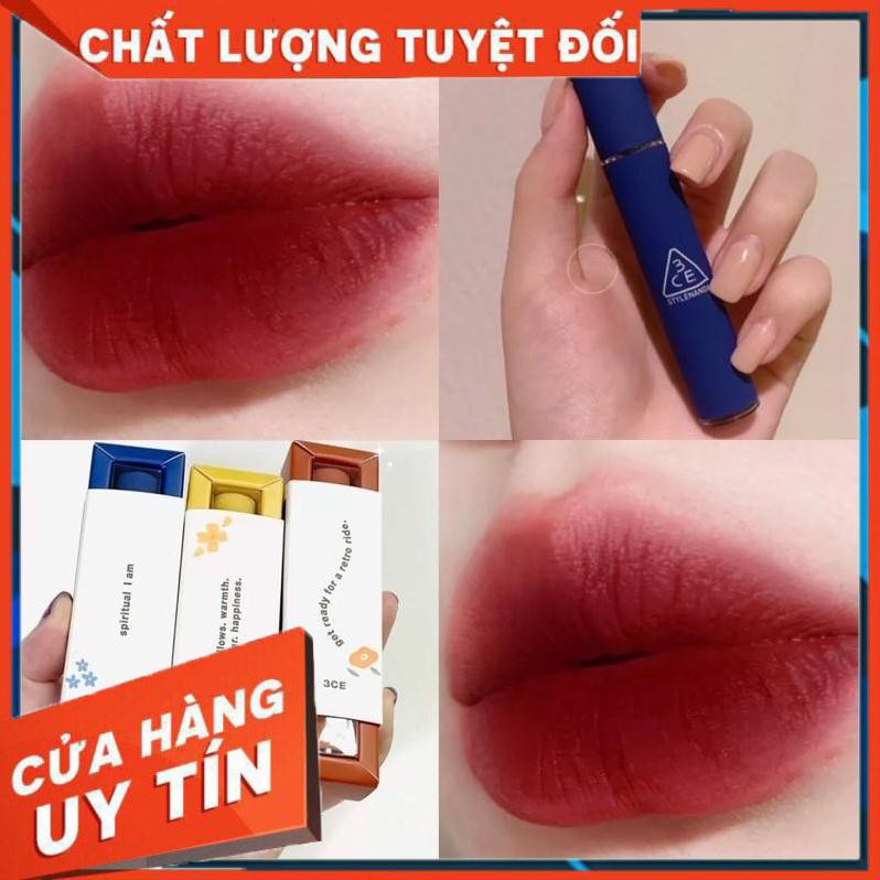 [CHUẨN AUTH] Son 3CE 3 Màu, Son 3CE Vỏ Xanh-Vỏ Vàng-Vỏ Đỏ, Color Of The Year - Hot trend 2020