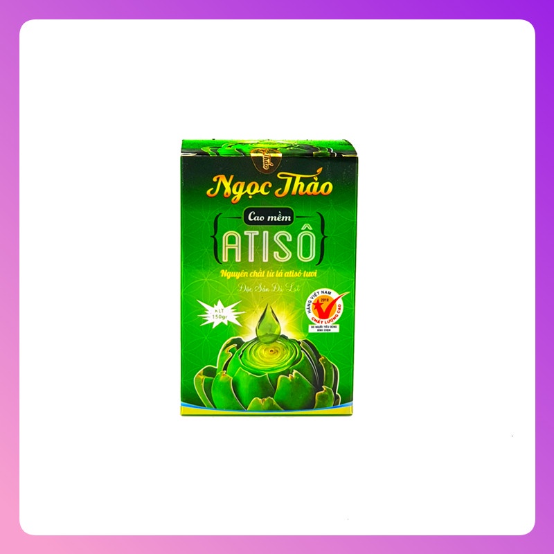 Hộp Cao Atiso lá tươi Ngọc Thảo (1 hũ thủy tinh x 150g) | 150gram