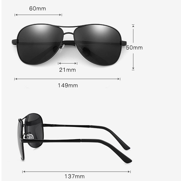 Kính Mát Phân Cực Thay Đổi Màu Sắc Theo Phong Cách Vintage Cho Nam Zdv4 | BigBuy360 - bigbuy360.vn