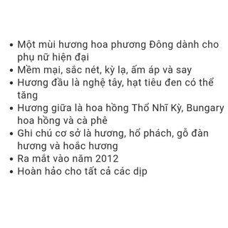 NƯỚC HOA TF CAFE 100ML TESTER/FULL. AUTH.