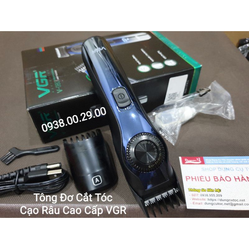 Tông Đơ Cắt Tóc VGR V-080 Hàng Chính Hãng, Tông Đơ Cắt Tóc Gia Đình, Cạo Râu Cá Nhân.(Ảnh thật)