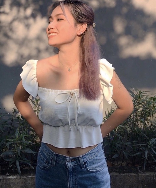 [KÈM ẢNH THẬT +VIDEO] ÁO CROPTOP CÁNH TIÊN