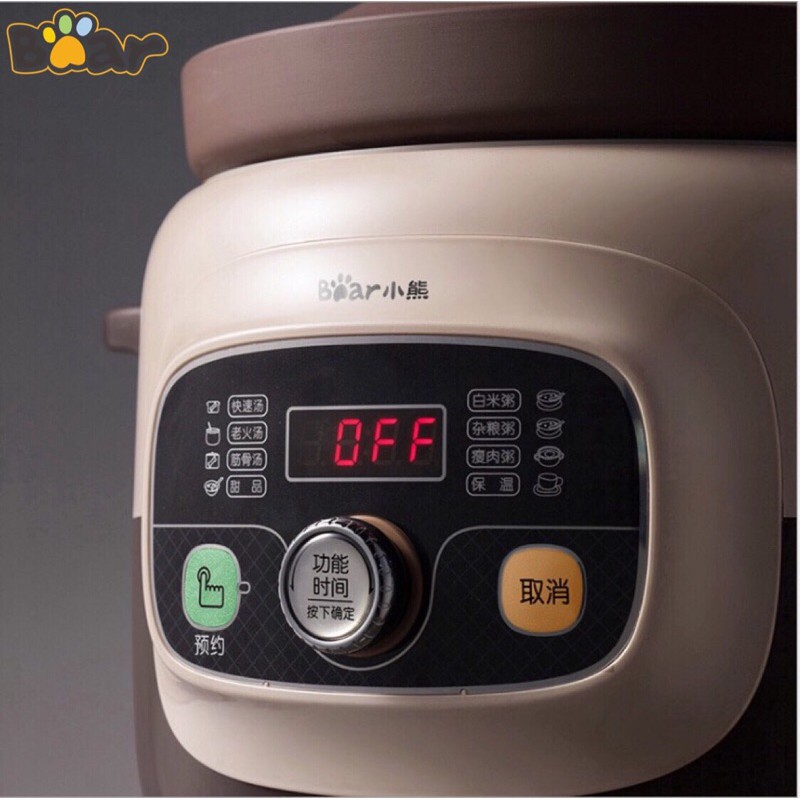 NỒI HẦM ĐA NĂNG BEAR D40B1 4L CHÍNH HÃNG TỬ SA TỰ NHIÊN