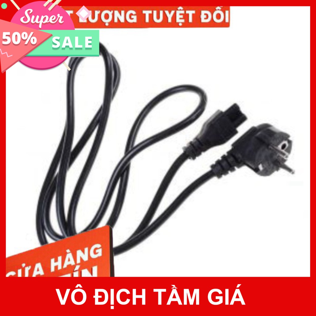 💚 [Giá Tốt] Dây Nguồn 3 Chân Tròn - Dây Nguồn 3 Chấu Tròn - Dây Nguồn 3 Cửa Tròn Cho Sạc Laptop 3 Chân Loại Tốt - Giá R