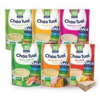 [Date 2022] Cháo tươi SG Food baby gói 240g các vị cho bé từ 10 tháng +