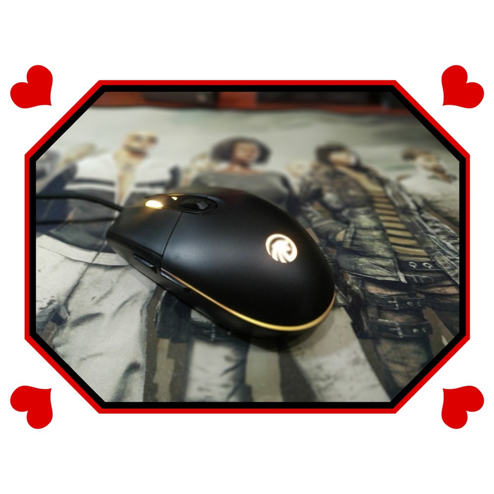 ✿CHUỘT GAMING FMOUSE F102 RGB LED ( Đen ) siêu đẹp có kèm phần mềm Macro tùy chỉnh Led, DPI [Chính Hãng]