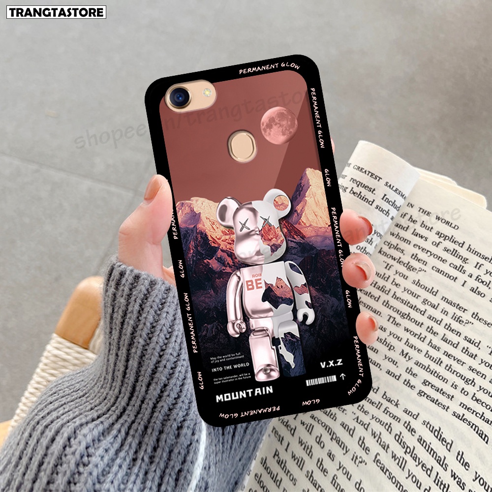 Ốp Oppo F5 / F5 Youth / F7 / F7 Youth in hình gấu Bearbrick,Mountain,xanh,đen,đỏ giá rẻ